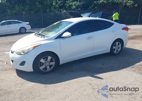 2013 Hyundai Elantra Gls/Limited from USA, damaged, VIN 5NPDH4AE7DH255376